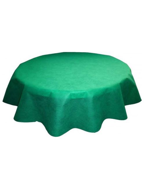 Toalha Redonda TNT Verde Escuro - 1,3m - Best Fest