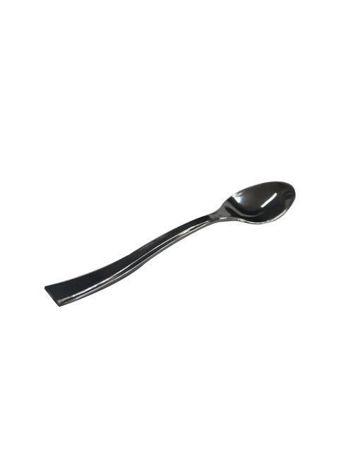 Colher Mini Prata c/30 - Silver Plastic