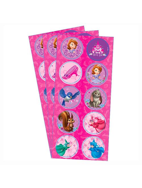 Princesa Sofia Baby Adesivo Decorado c/30 - Regina