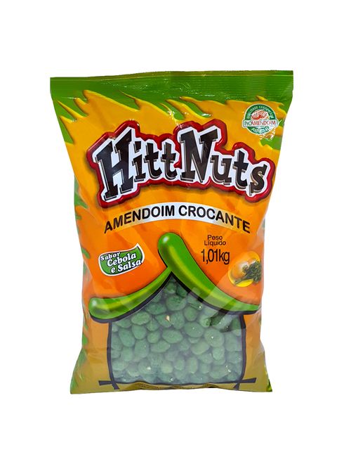 Amendoim Crocante Cebola e Salsa 1,01kg - Hittnuts