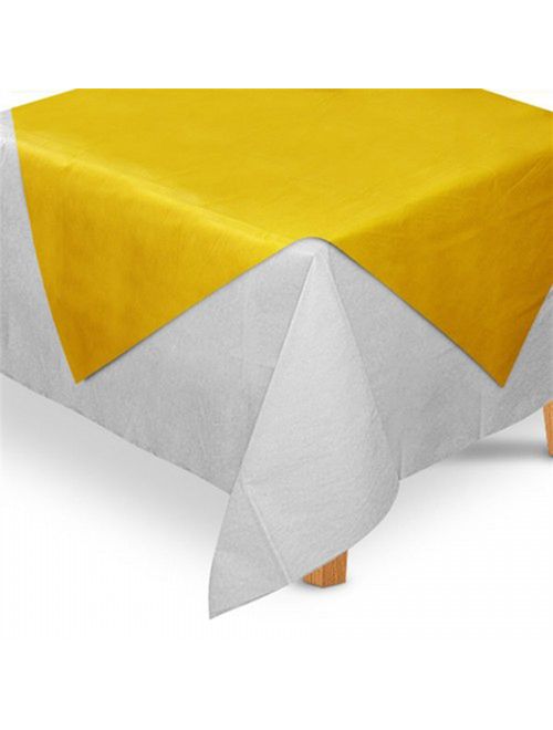 Toalha Quadrada TNT Amarela 1,0x1,0m c/5 - Best Fest