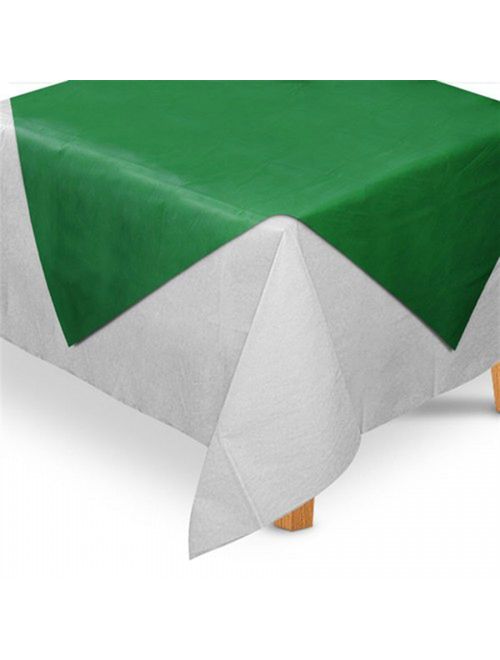 Toalha Quadrada TNT Verde Escuro 1,0x1,0m c/5 - Best Fest
