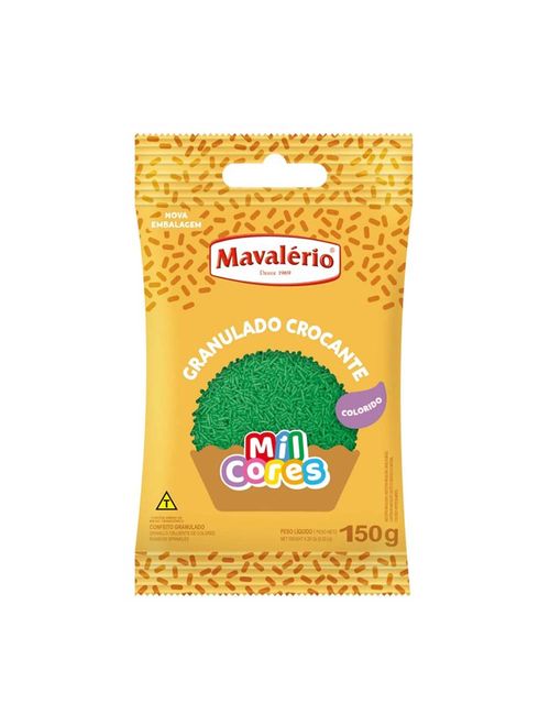 Granulado Verde Crocante Mil Cores 150g - Mavalério