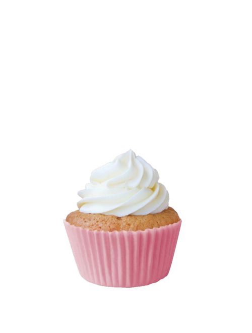 Forminha Mini Cupcake Impermeável Rosa Bebê c/45 - Mago