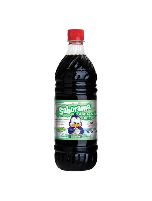 Xarope de Guarana Diet 970ml - Saborama