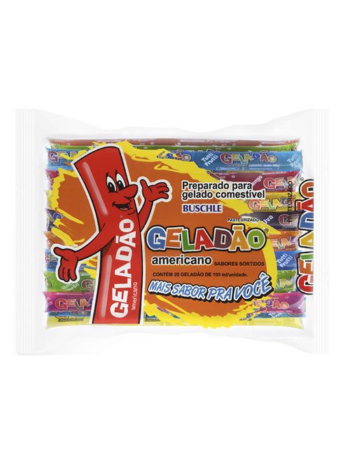 Geladão Americano Sortido c/20 - Buschle