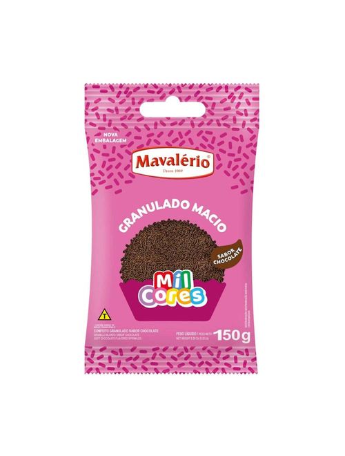 Chocolate Granulado Macio Mil Cores 150g - Mavalério