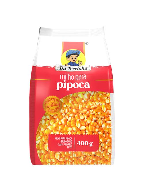 Milho para Pipoca 400g - Da Terrinha