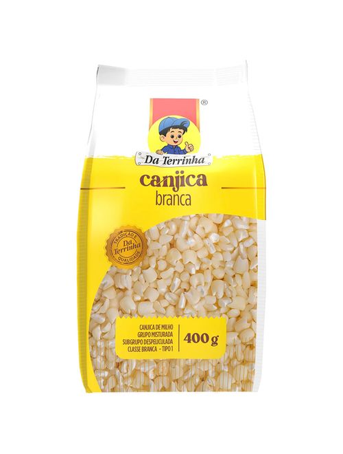 Canjica de Milho Branca 400g - Da Terrinha