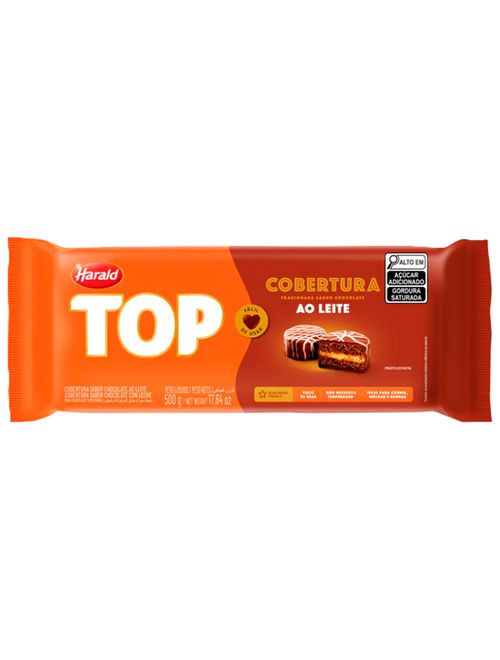 Barra de Chocolate Fracionado Top Ao Leite 500g - Harald