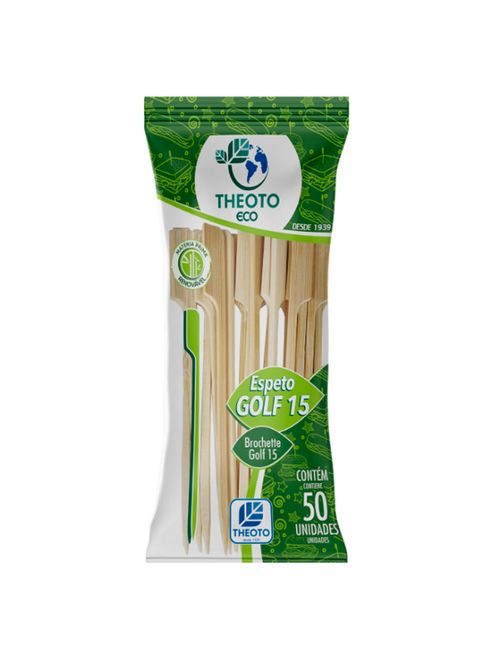 Espeto Golf 15 Bambu c/50 - Theoto