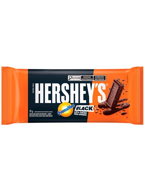 Tablete Chocolate Meio Amargo Crocante Ovomaltine 75g - Hersheys