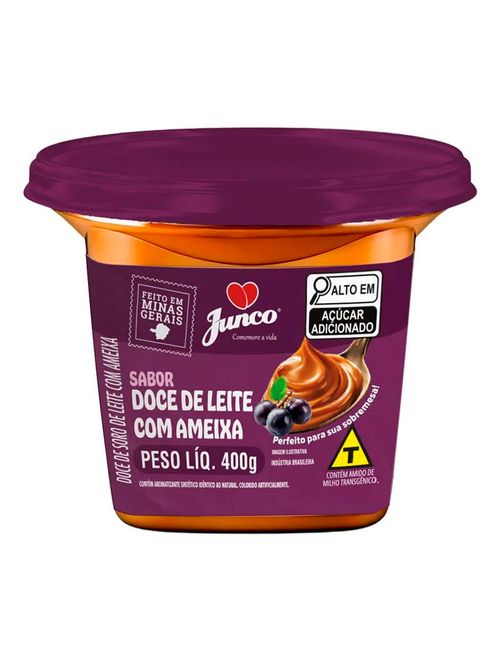 Doce sabor Doce de Leite com Ameixa 400g - Junco