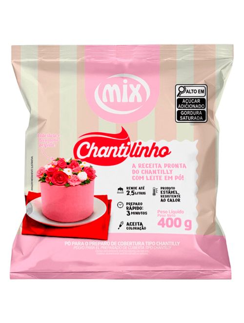 Chantilly Em Pó Chantilinho 400g - Mix