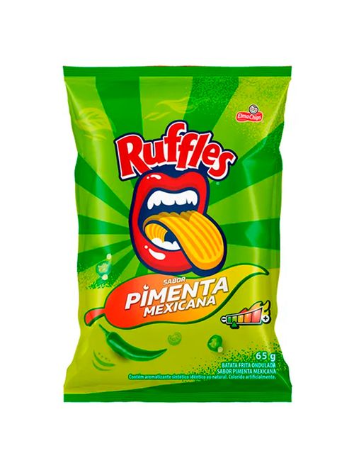 Batata Ruffles Pimenta Mexicana 65g - Elma Chips