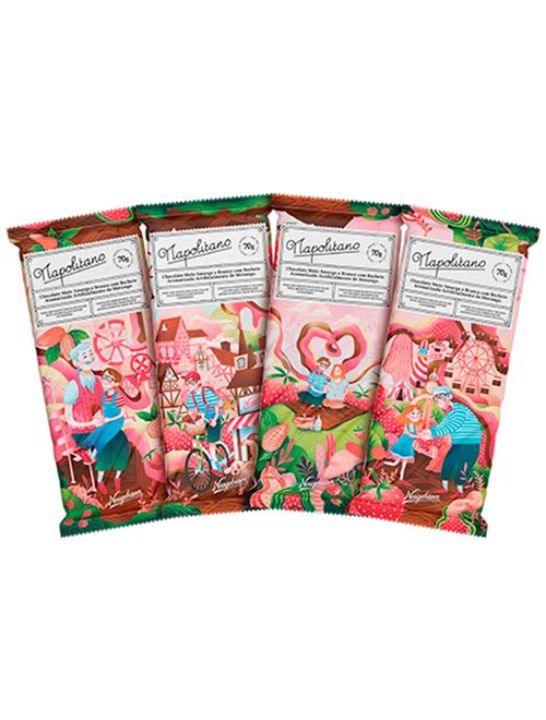 Tablete Chocolate Napolitano 70g - Neugebauer