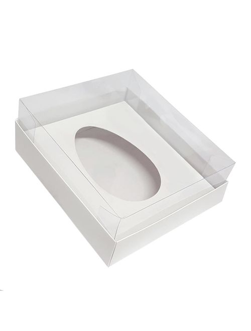 Caixa para Ovo de Colher Branca 350g - Yinpack