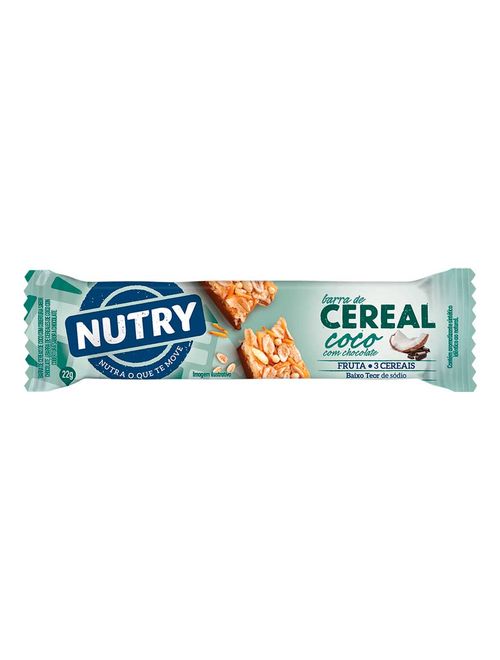 Barra de Cereais Nutry Coco com Chocolate c/24 - Nutrimental