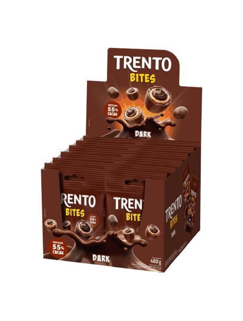 Chocolate Trento Bites Dark c/12 - Peccin