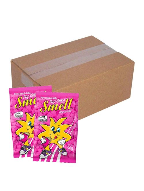 Pipoca Doce Açucarada 90g c/10 - Smell