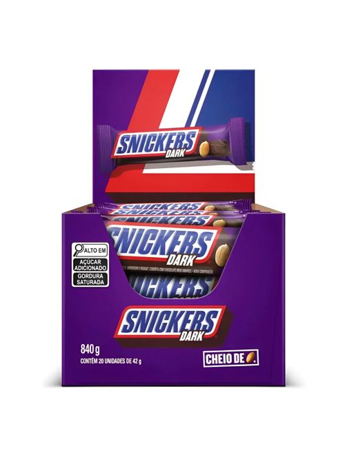Chocolate Snickers Dark 42g c/20 - Mars