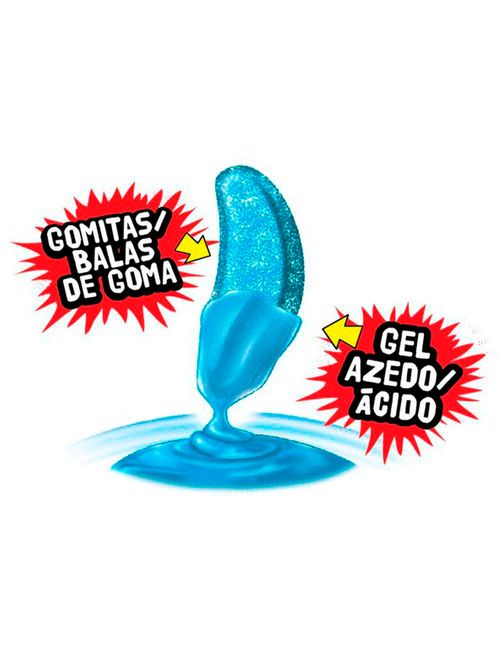 Bala de Goma com Gel Ácido FunDipperz Unidade Sortida