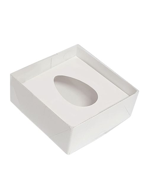 Caixa para Ovo de Colher Branca 50g - Yinpack