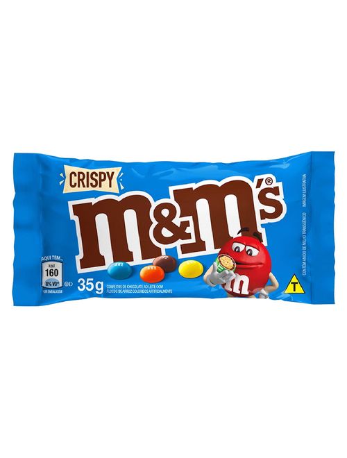 Confeito Chocolate M&Ms Crispy 35g - Mars