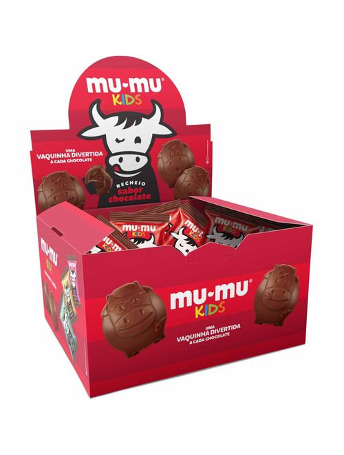 Chocolate Recheio Chocolate Mu Mu Kids c/24 - Neugebauer