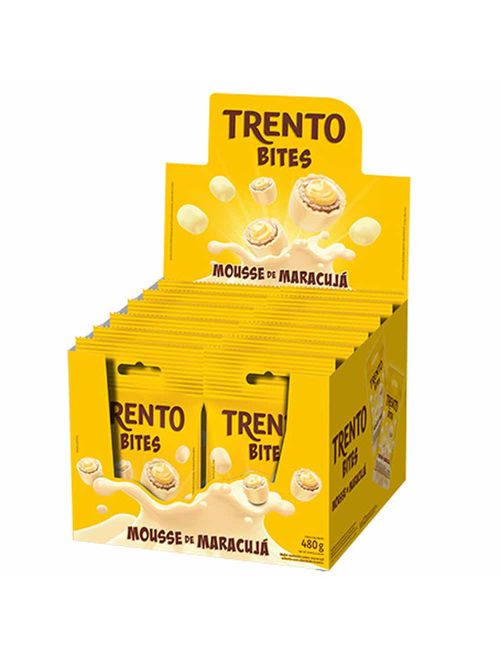 Chocolate Trento Bites Maracujá 40g c/12 - Peccin