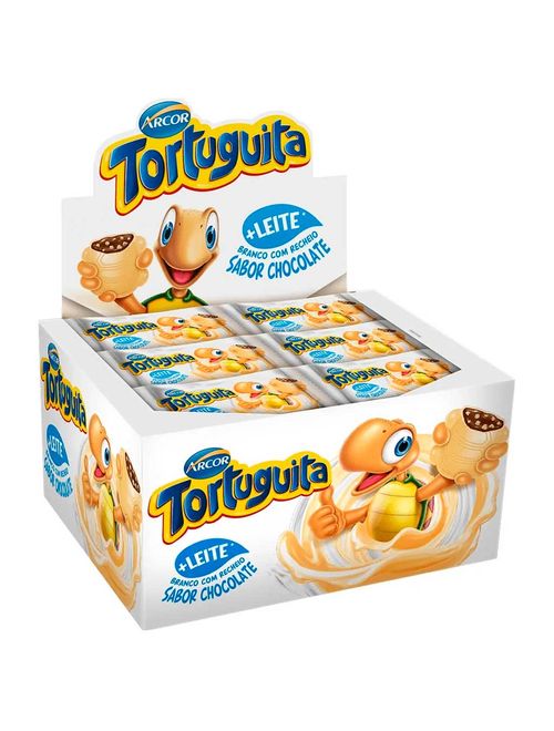 Chocolate Tortuguita Chocolate Branco c/24 - Arcor