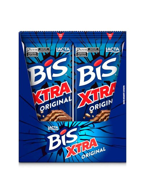 Chocolate Bis Xtra Ao Leite 45g c/24 - Lacta