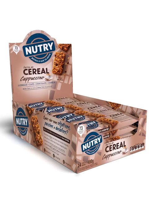 Barra de Cereais Nutry Cappuccino c/24 - Nutrimental