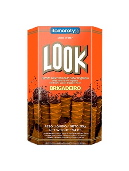 Tubinho de Wafer Look Brigadeiro 55g - Itamaraty