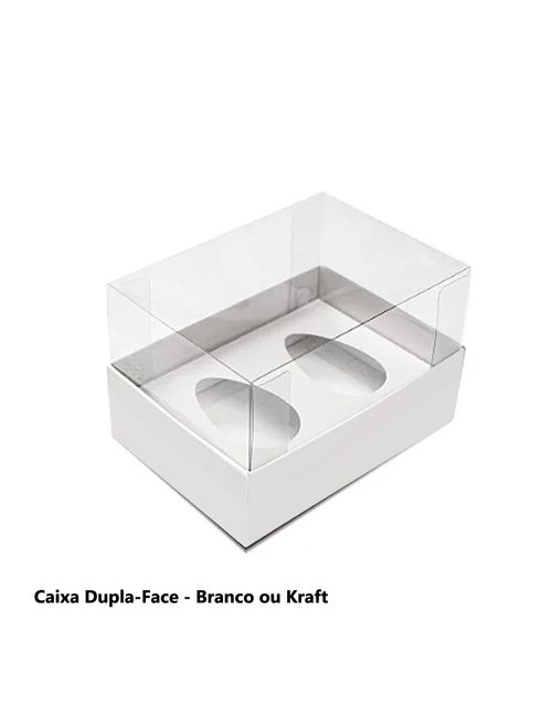 Caixa para Ovo de Colher Dupla Face 2 Berços 50g  - Sulformas