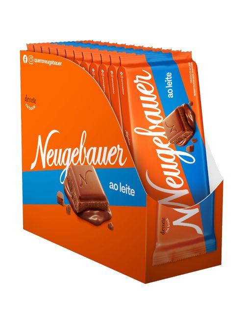 Tablete de Chocolate Ao Leite 60g c/12 - Neugebauer