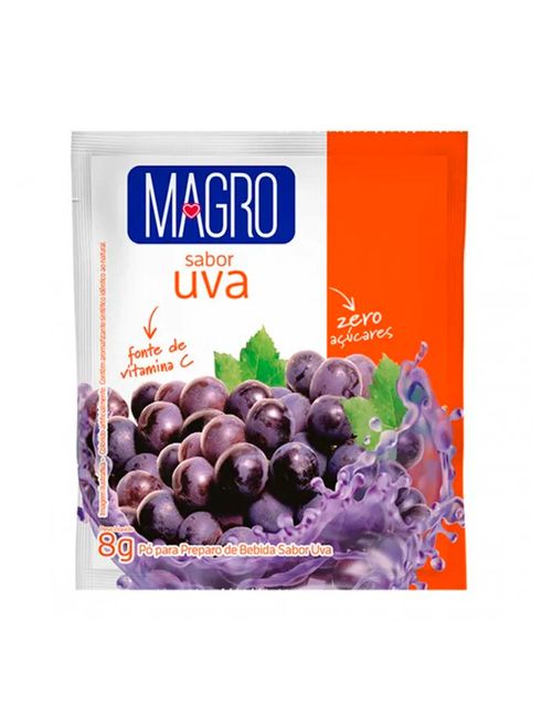 Suco em Pó Zero Açúcar Magro Uva c/15 - Lowçúcar