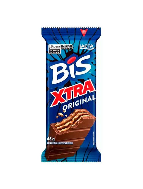 Chocolate Bis Xtra Ao Leite 45g - Lacta
