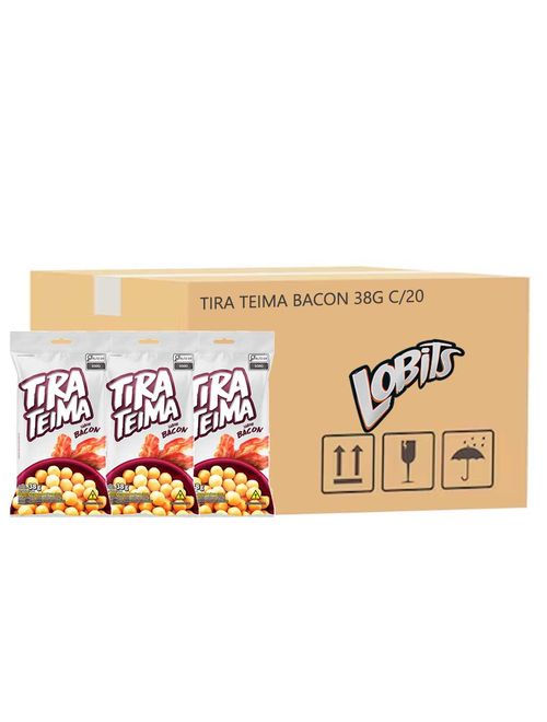 Salgadinho Tira Teima Sabor Bacon 38g c/20 - Lobits