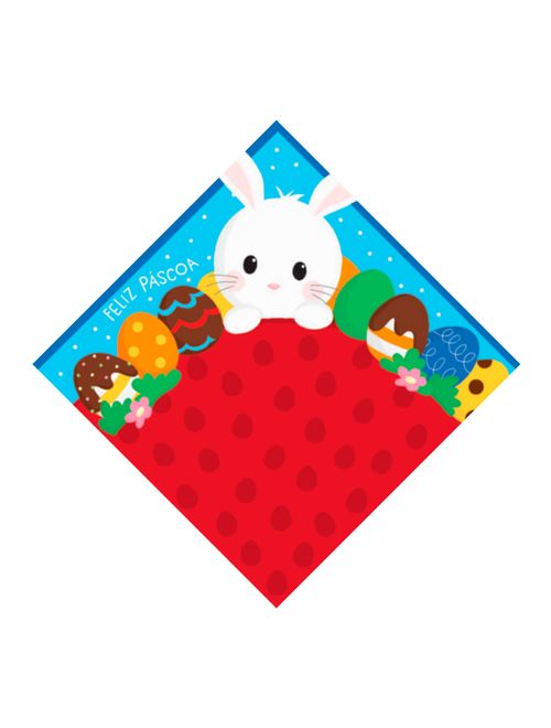 Embalagem Para Ovo de Páscoa Coelho Fun 44x44cm c/25 - Carber