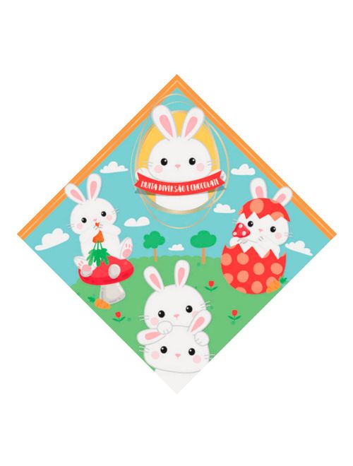 Embalagem Para Ovo de Páscoa Doçura Azul 39x39cm c/25 - Carber