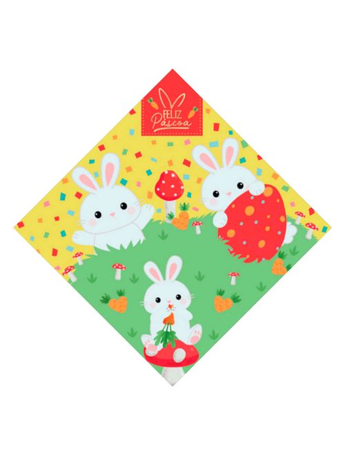 Embalagem Para Ovo de Páscoa Doçura Amarelo 32x32cm c/25 - Carber