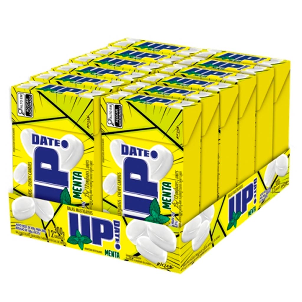 Bala Mastigável Up Date Menta c/12 - Riclan