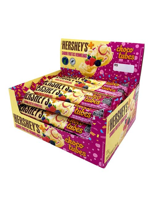 Chocotubes Frutas Vermelhas 25g c/15 - Hersheys