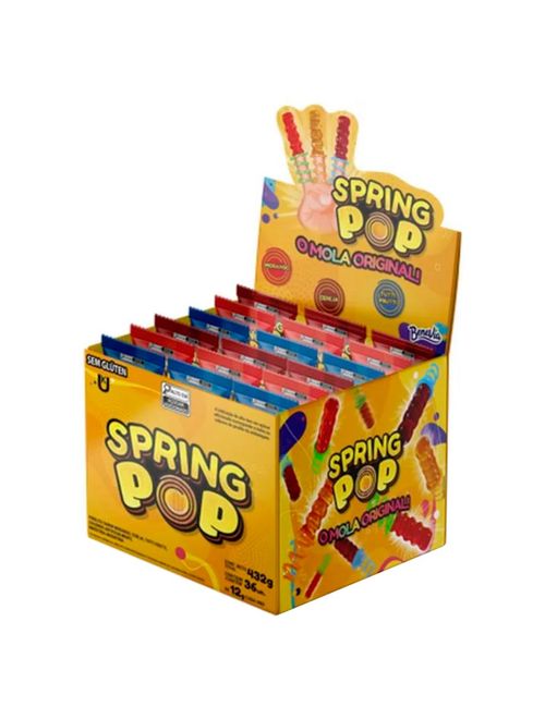 Pirulito Mola Spring Pop Sortido c/36 - BeneVia
