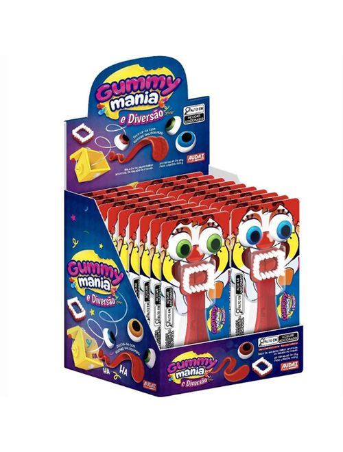 Bala de Gelatina Gummy Mania Salada de Frutas c/20 - Audaz