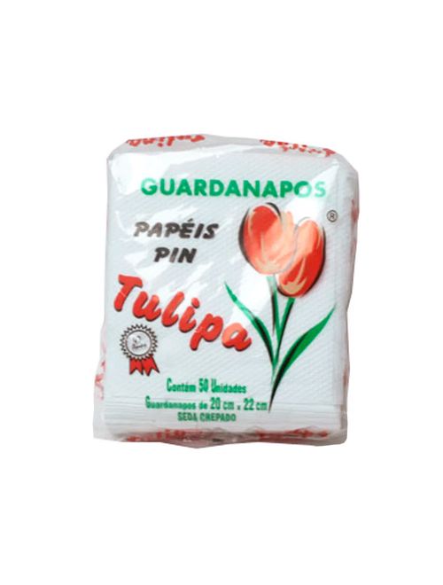 Guardanapo Papel Branco 20x22cm c/50 - Tulipa