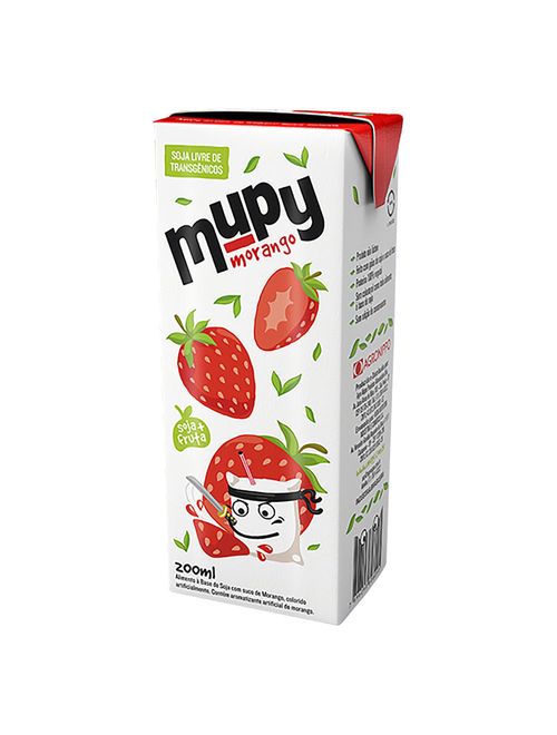 Suco de Soja Morango 200ml - Mupy