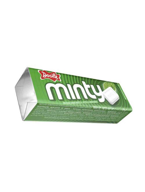 Pastilha Mentolada Minty Hortelã c/20 - Docile