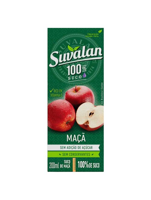 Suco de Maçã 100% 200ml - Suvalan